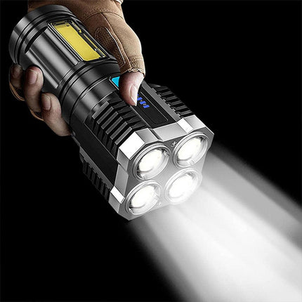 Super Bright Torch Led Flashlight USB Rechargeable Tactical Light
