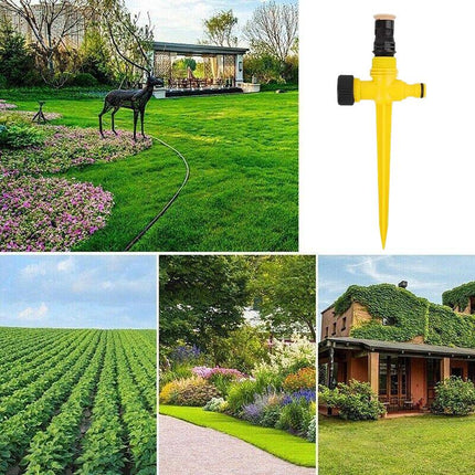 Garden Lawn Sprinkler Auto Irrigation System Adjustable 360 Degree Rotation Tool