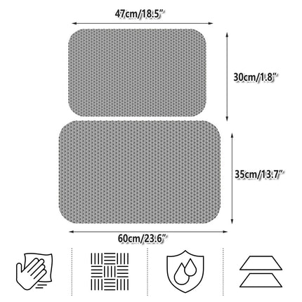 Washable Cat Litter Pad Waterproof Mat Reusable Pet Pee Training Pad Litter Box