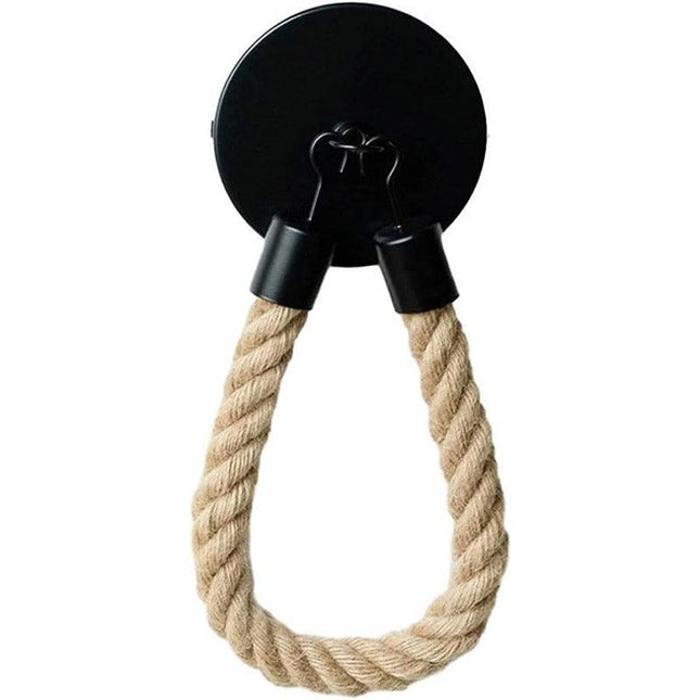 Black Wall Mounted Paper Towel Holder Hanging Roll Dispenser Kitchen Storage