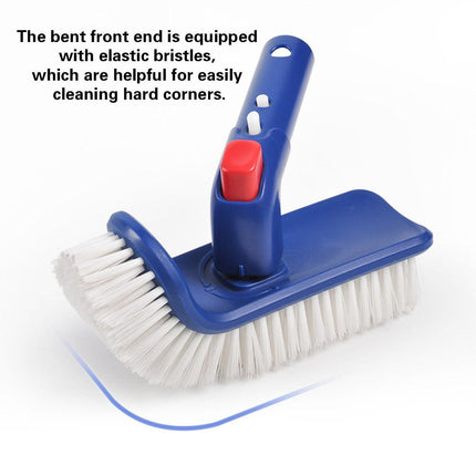 180Degree Rotating Pool Cleaning Brush Heavy Duty Swimming Pool Step Scrub Brush