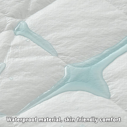 Hotel Mattress Protector Bed Top Cover Waterproof Fitted Sheet Bedroom Hygiene