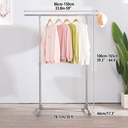 Floor Standing Clothes Drying Rack Simple Folding Laundry Hanger Airer Indoor