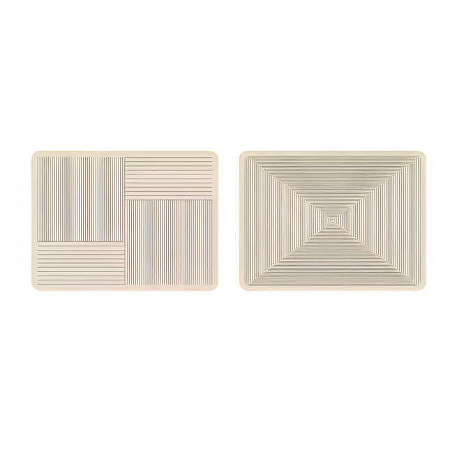 2PCS Kitchen Absorbent Pad Heat Insulation Mat Anti Slip Draining Pad Countertop