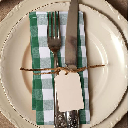 6PCS Checkered Kitchen Towels Dishwashing Cloths Cleaning Cloth Set for Home Use