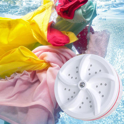 Travel Mini Portable Washing Machine Ultrasonic Turbine USB Laundry Washer