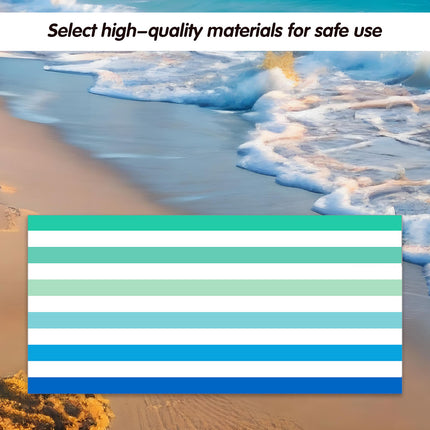 Beach Towel Striped Design Summer Bath Sheet Large Size Soft Quick Dry Blanket