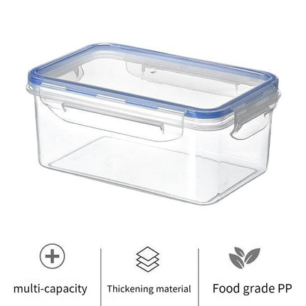 3PCS Clear Airtight Food Storage Containers Refrigerator Freezer Pantry Box