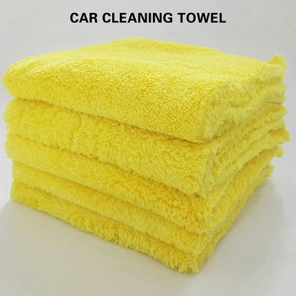 10PCS Microfiber Cleaning Cloths Car Detailing Towels Polishing Rags No Scratch
