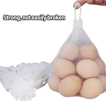 100pcs Nylon Mesh Bag Egg Storage Close Eye Plastic Mesh for Fruits Vegetables