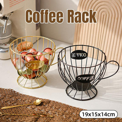 Snacks and Candy Organizer Coffee Capsules Shelf Storage for Kitchen and Pantry