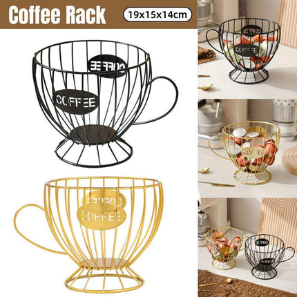 Snacks and Candy Organizer Coffee Capsules Shelf Storage for Kitchen and Pantry