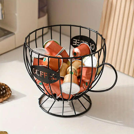 Snacks and Candy Organizer Coffee Capsules Shelf Storage for Kitchen and Pantry