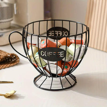 Snacks and Candy Organizer Coffee Capsules Shelf Storage for Kitchen and Pantry