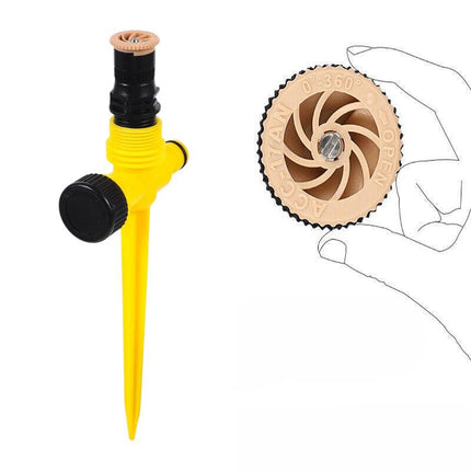 Garden Lawn Sprinkler Auto Irrigation System Adjustable 360 Degree Rotation Tool