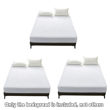 Hotel Mattress Protector Bed Top Cover Waterproof Fitted Sheet Bedroom Hygiene