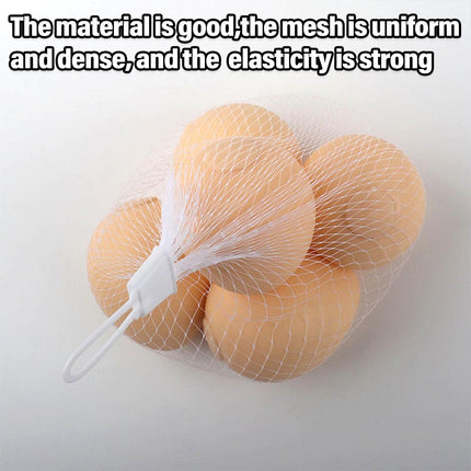 100pcs Nylon Mesh Bag Egg Storage Close Eye Plastic Mesh for Fruits Vegetables