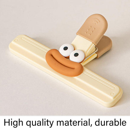 6pcs Plastic Clip Seal Food Snack Clip Sealer Bag Clips for Kitchen Storage