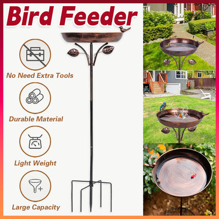 Outdoor Garden Bird Feeder Hanging Water Dispenser for Patio Balcony Wild Birds