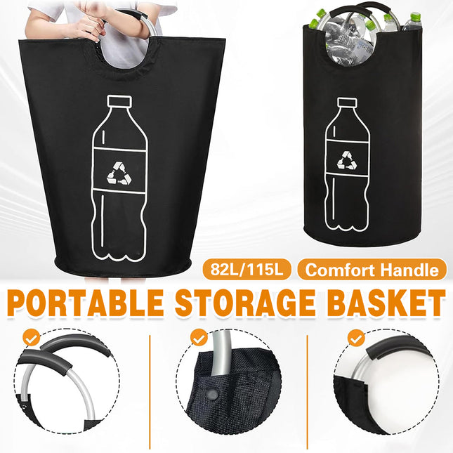 Laundry Bag Oxford Cloth Dirty Clothes Foldable Sundries Toy Storage Basket