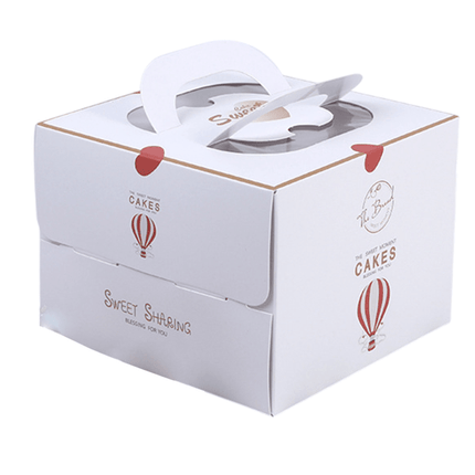 6/8 Inch Birthday Cake Boxs Set Ideal for Cake Transport and Presentation