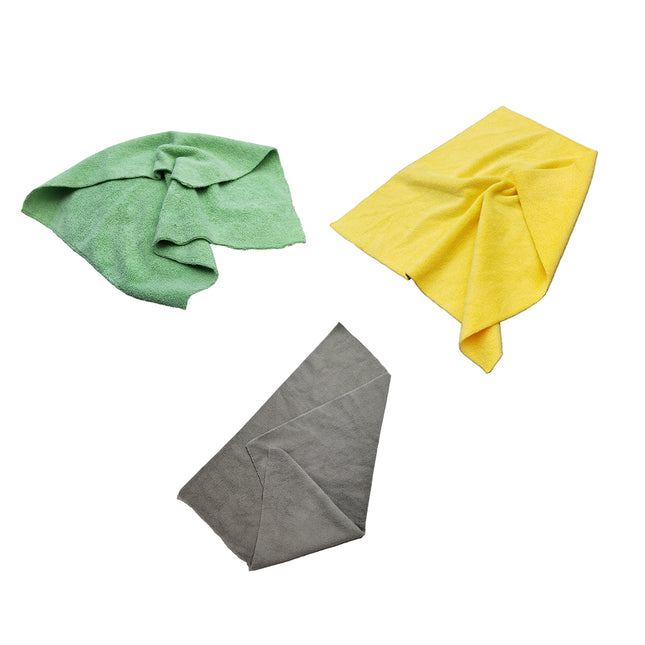 20 PCS Microfiber Car Cleaning Towel Polishing Thick Absorbent Detailing Cloth