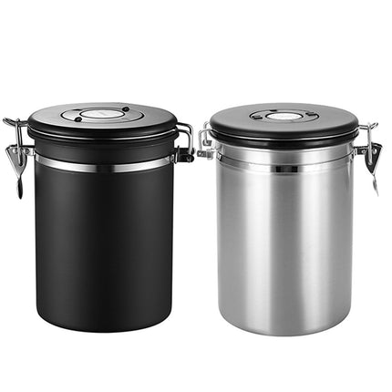Coffee Powder Sealed Jar Airtight Storage Container for Kitchen Tea Sugar Beans