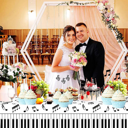 Music Notes Violin Cake Decoration Materials Birthday Cake Topper Inserts