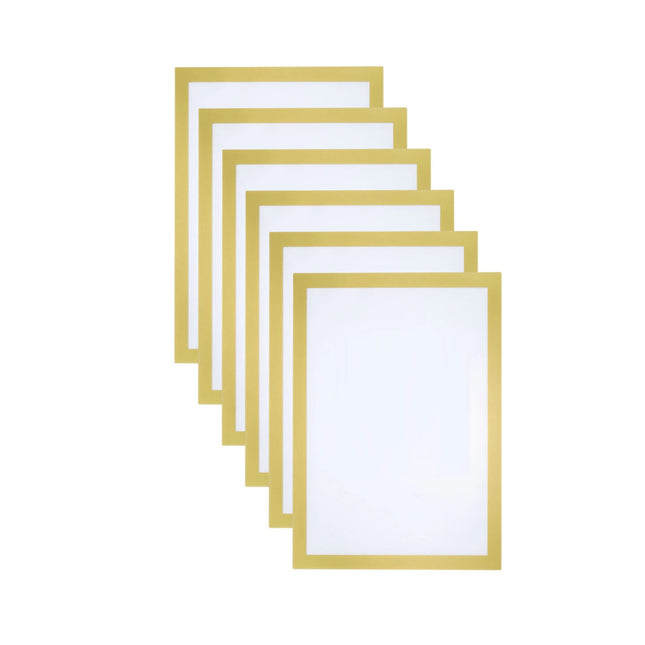 Magnetic Display Frame 6PCS A3 Wall Mount Magnet Frame Reusable Sign Holder Set