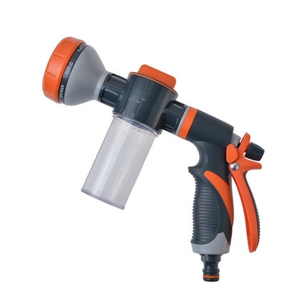 High Pressure Foam Spray Gun 8 Mode Garden Hose Nozzle Car Wash Cleaning Tool