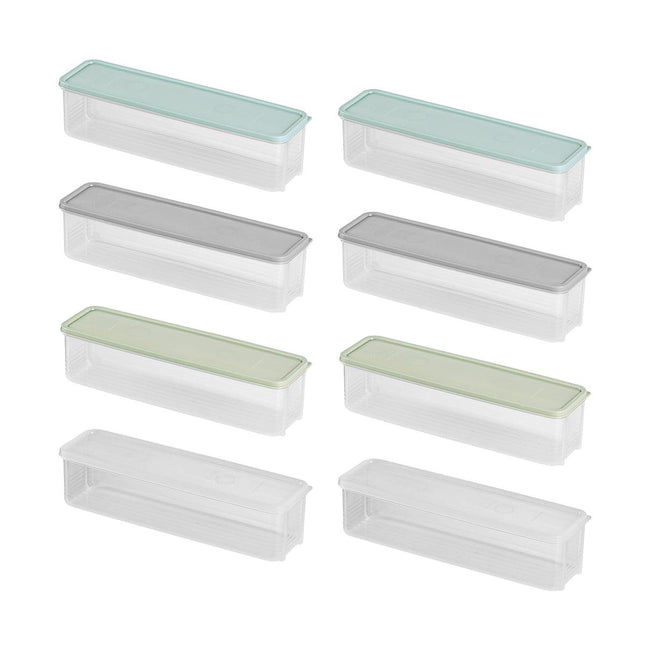8pcs Noodles Storage Box Dry Food Container Spaghetti Pasta Fresh Keeping Box