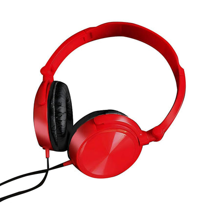 Over Ear Headphones Hi-Fi Stereo Noise-Cancelling Headsets Wired Earphones Au