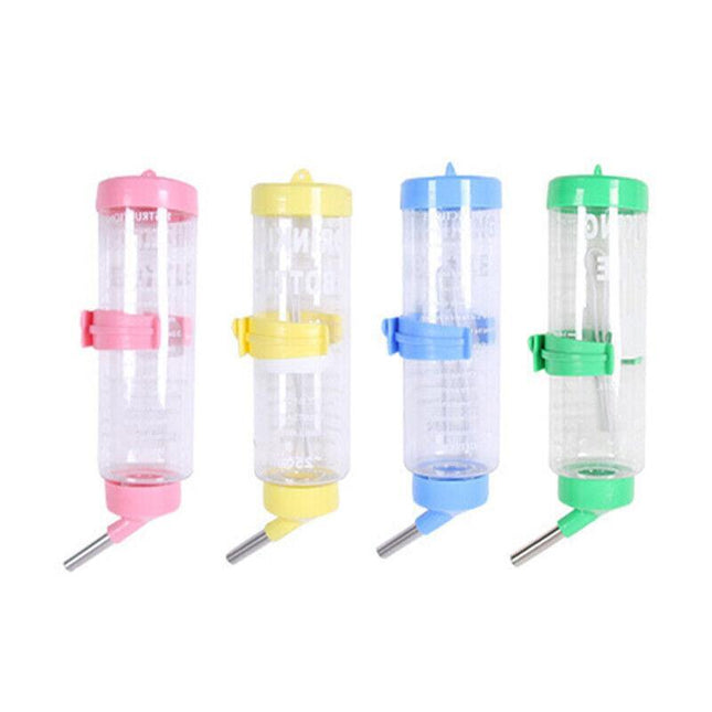 2X Pet Guinea Pig Rabbit Hamster Rat Drinker Drinking Water Bottle Waterer 250Ml - Aimall