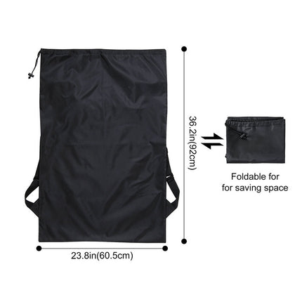 Backpack Laundry Bag Polyester Drawstring Storage Bag for Students Travel