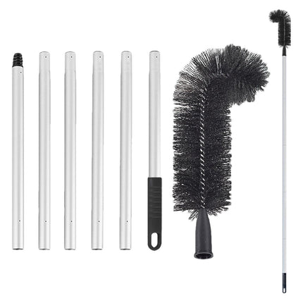 Gutter Cleaning Brush Roofing Tool with Pole 208cm for Long Splicing Gutter