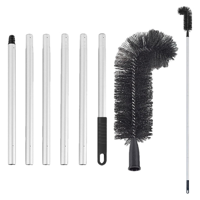 Gutter Cleaning Brush Roofing Tool with Pole 208cm for Long Splicing Gutter