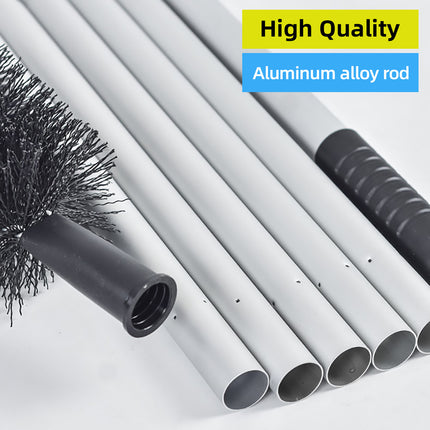 Gutter Cleaning Brush Roofing Tool with Pole 208cm for Long Splicing Gutter