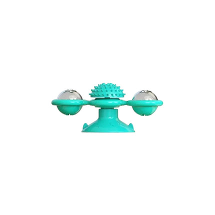 Windmill Pet Cat Treat Food Dispenser Toys Slow Feeder Puzzle Interactive Toys