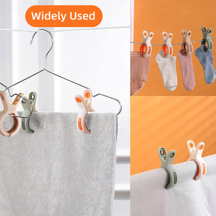 9 Pieces Clothes Drying Clips Windproof Anti Slip Large Clips for Laundry Drying