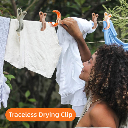 9 Pieces Clothes Drying Clips Windproof Anti Slip Large Clips for Laundry Drying