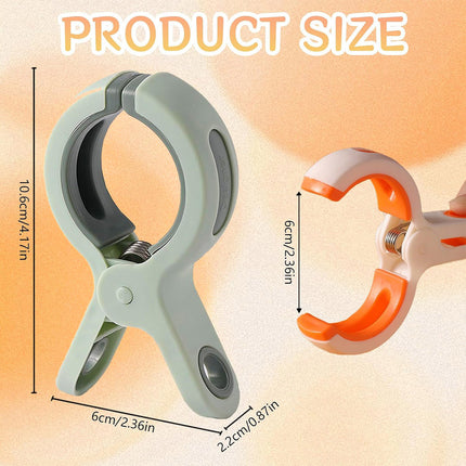 9 Pieces Clothes Drying Clips Windproof Anti Slip Large Clips for Laundry Drying