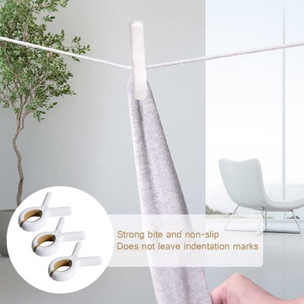 12 Pieces of Plastic Clothes Drying Clips Bed Sheet Clips Sock Clips Quilt Clips