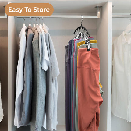 3PCS Sock Drying Rack Multi Clip Hanger Folding Clothes Line Laundry Holder Home