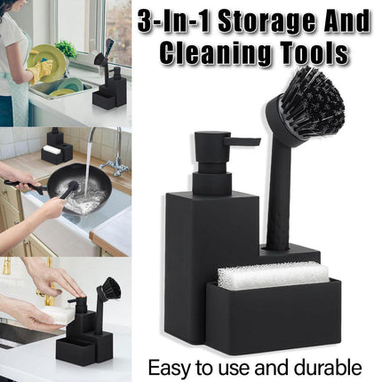 Kitchen 3-in-1 Organizer and Cleaner Multi Purpose Storage and Cleaning Solution