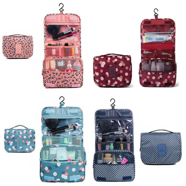Travel Cosmetic Makeup Bag Hanging Toiletry Case Storage Large Bag Organizer Au - Aimall