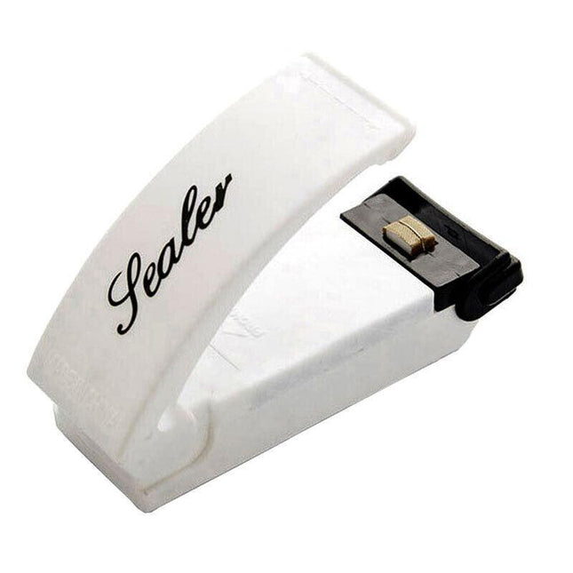 Mini Impulse Portable Plastic Food Sealer Machine in action.