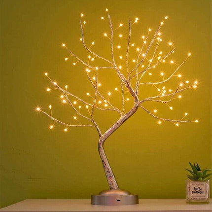 Battery Powered USB LED Fairy Tree Light Copper Wire Home Party Decoration Lamp - Aimall