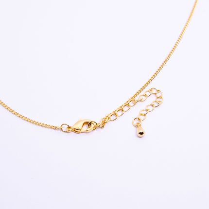 Simple Fashion Brown Necklace and Vintage Earrings for Women Elegant Jewelry