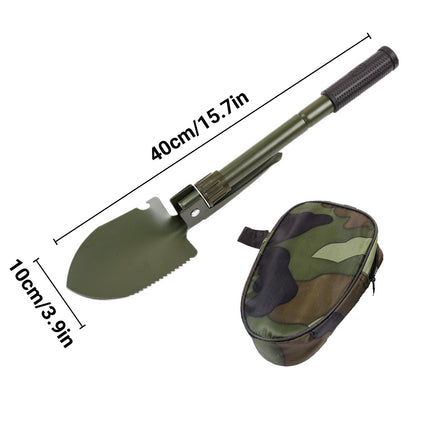 Folding Military Style Shovel Survival Spade Emergency Garden Camping Outdoor