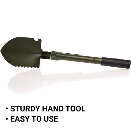 Folding Military Style Shovel Survival Spade Emergency Garden Camping Outdoor